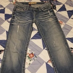 Ladies BKE Sabrina Jean Capris Size 25